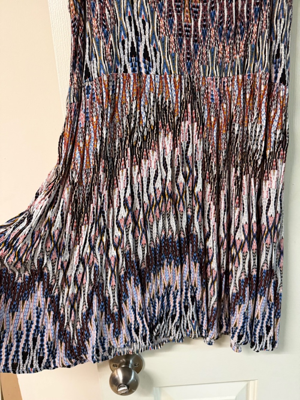 Boho V-Neck Mini Dress - Picture 8 of 8